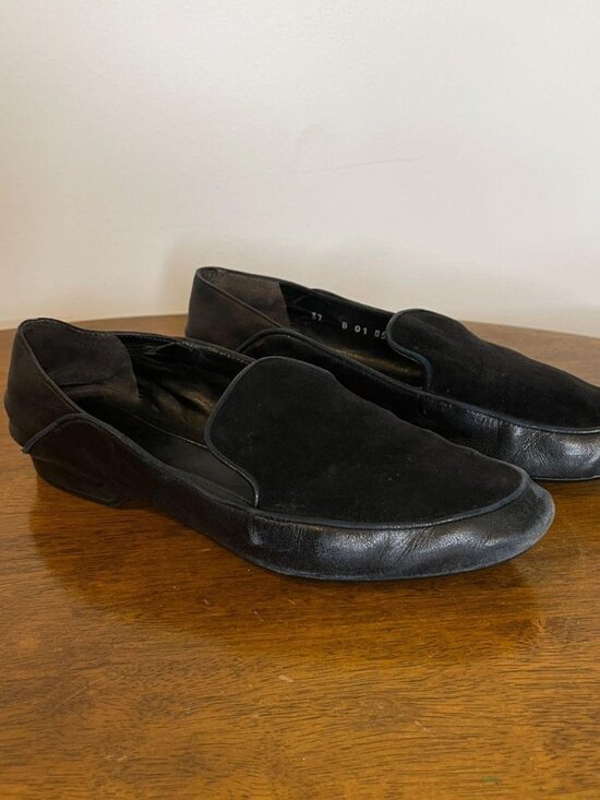 Robert Clergerie Shoes - Robert Clergerie Black Ballet Flats/Loafers